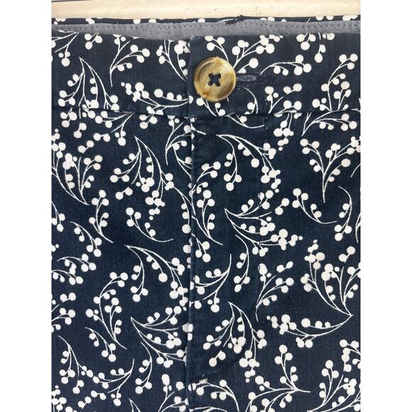 Tommy Hilfiger Navy Blue and White Floral Pants Size 8 - Picture 12 of 12